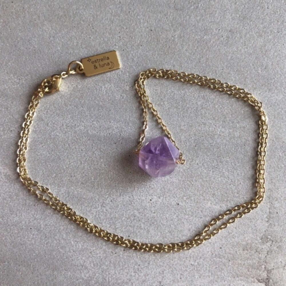 ❗️LAST❗️Raw Amethyst Point Necklace - Picture 5 of 6